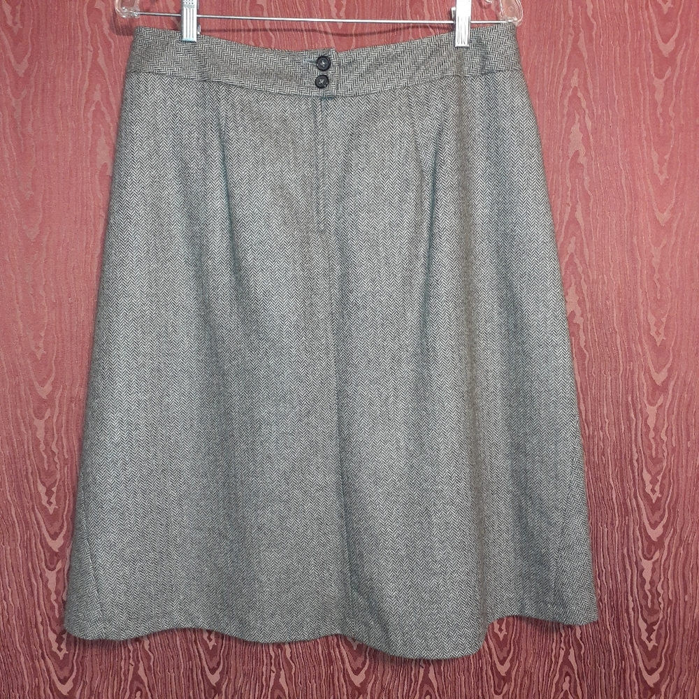 BANANA REPUBLIC 2 PIECE 67% WOOL SKIRT SET BUSINESS/DINNER/CHURCH WOMEN'S - Picture 6 of 16